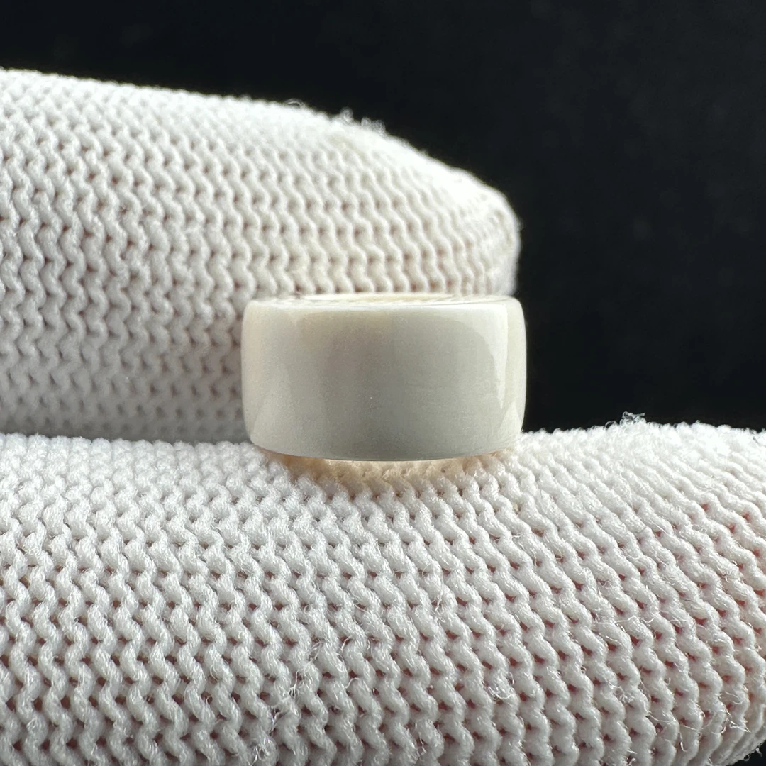 K2871天然猛犸牙 卡扣12*6mm一物一图 假一罚十