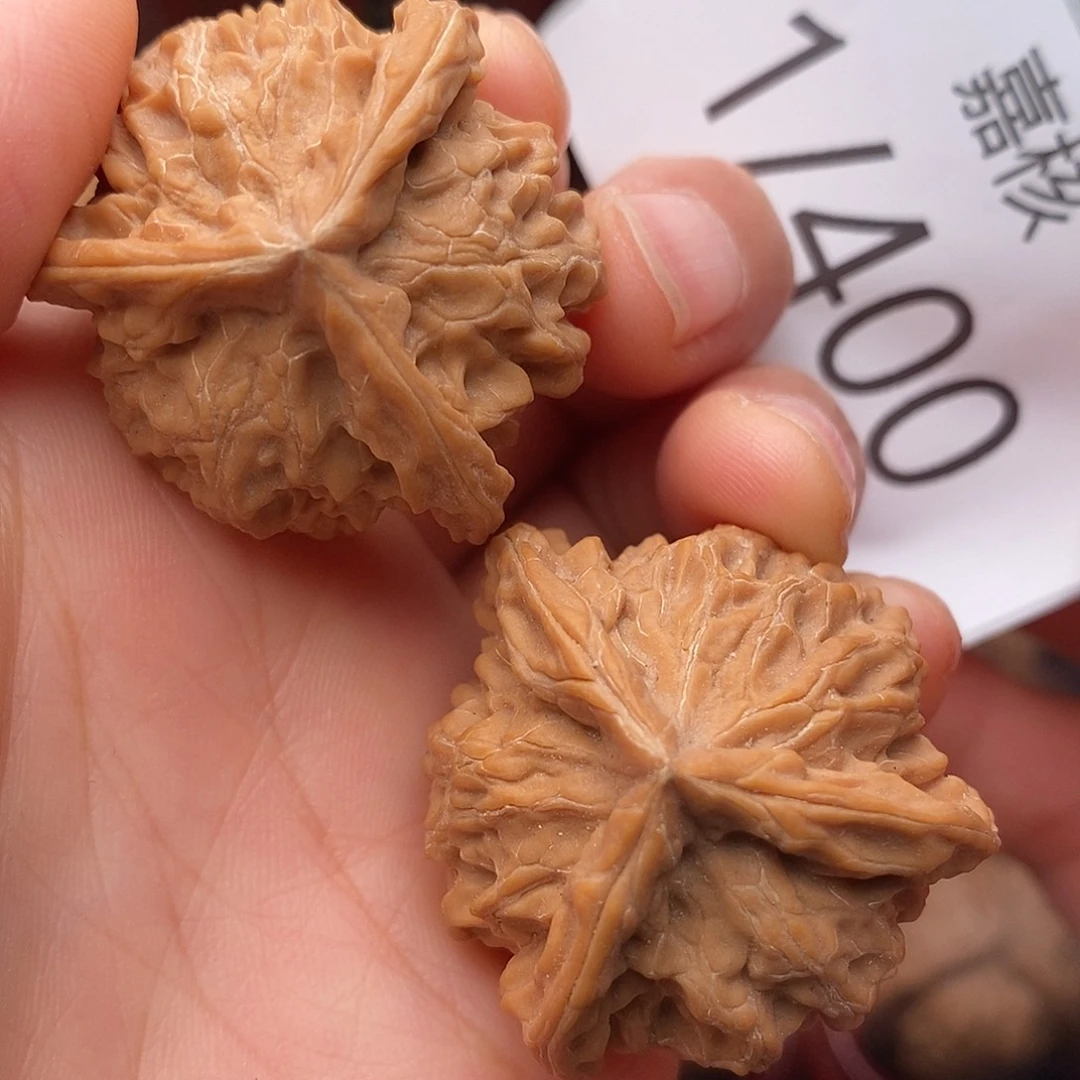 把件文玩核桃34盘山三棱