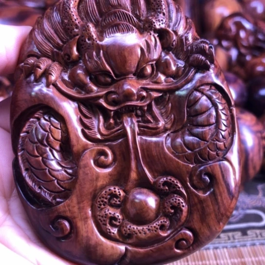 紫***晶手串/手链黄花梨/降香黄檀
