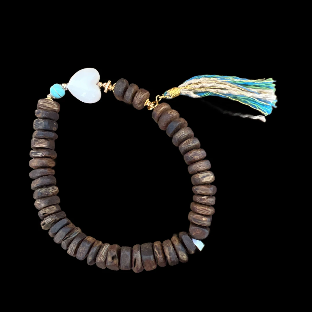 V6144沉香18k手串孤品