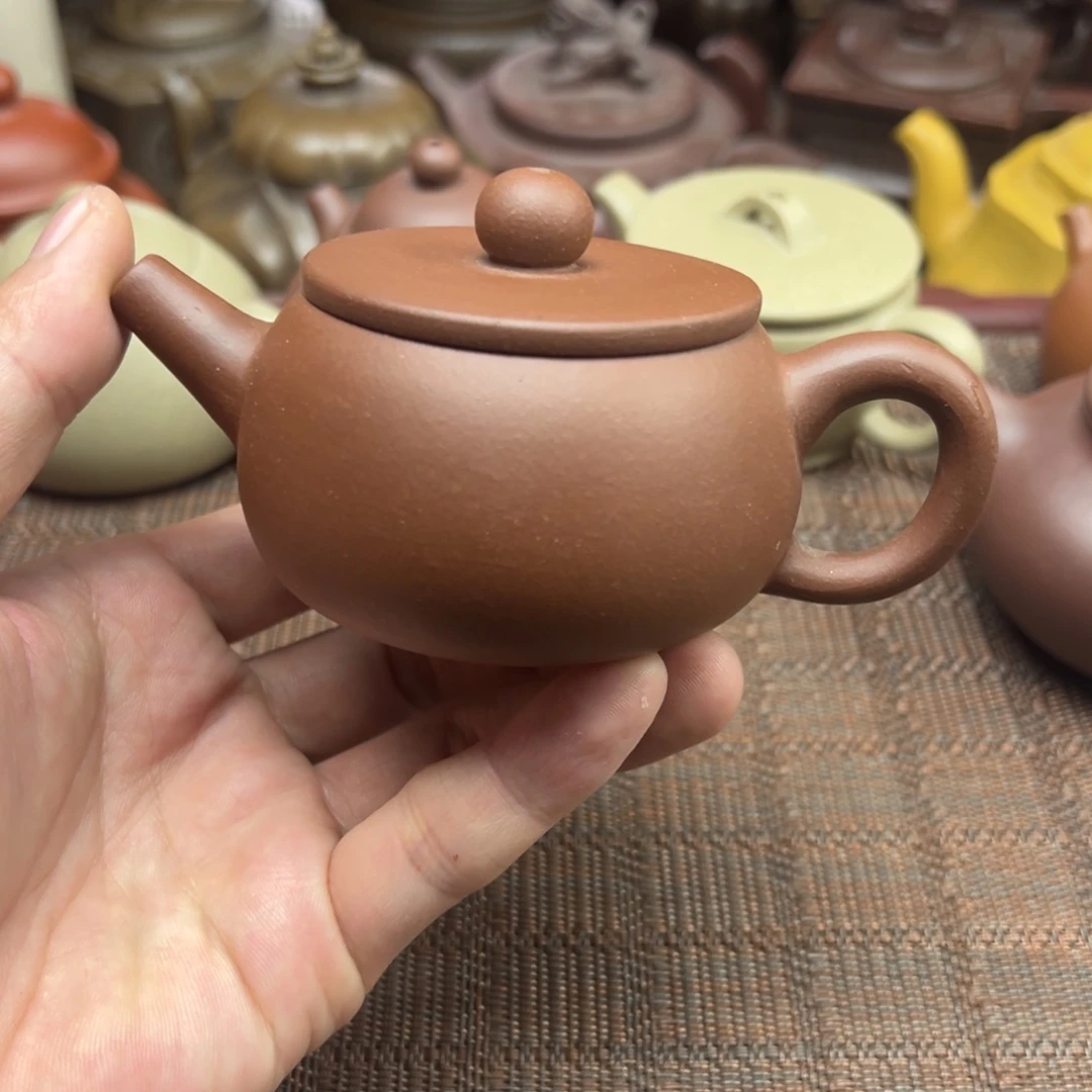 紫砂茶壶宜兴原矿紫砂壶130毫升容量