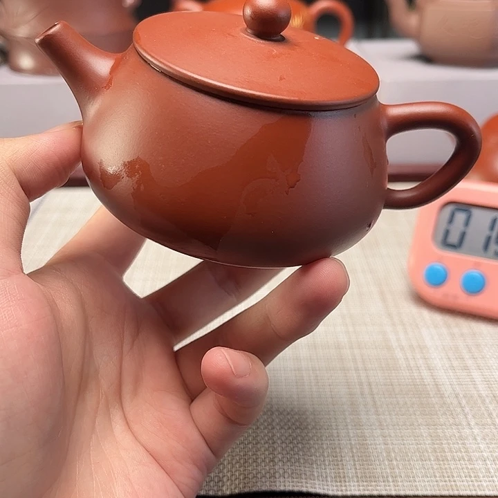 菩***行宜兴原矿手工紫砂壶