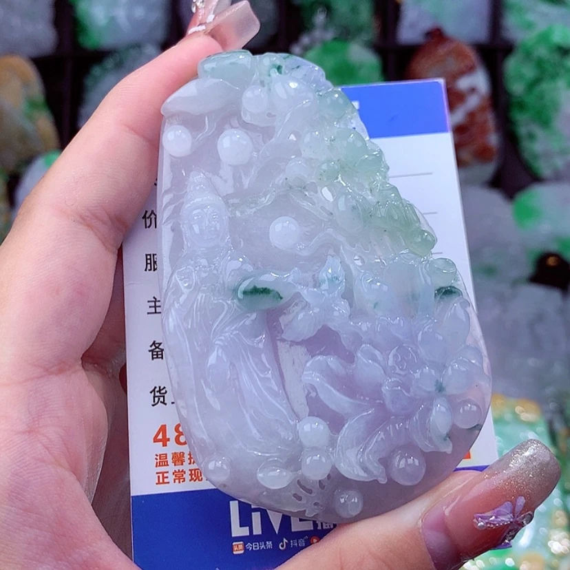 【闪购商品】翡翠颈饰未镶嵌挂件