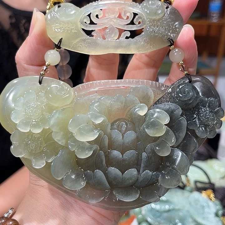 未镶嵌岫玉毛衣链