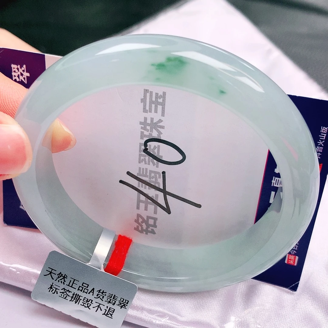 翡翠未镶嵌手镯缅甸天然a货翡翠手镯