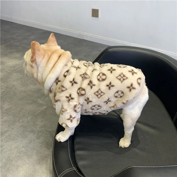 狗狗衣服秋冬款加绒加厚保暖卫衣法斗柯基巴哥斗牛犬宠物衣服