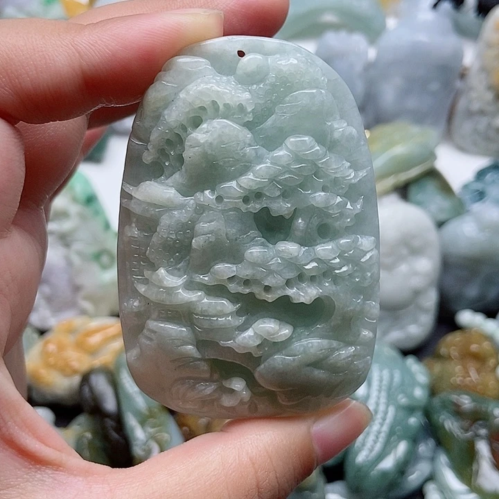 吊坠(不含链)未镶嵌翡翠1