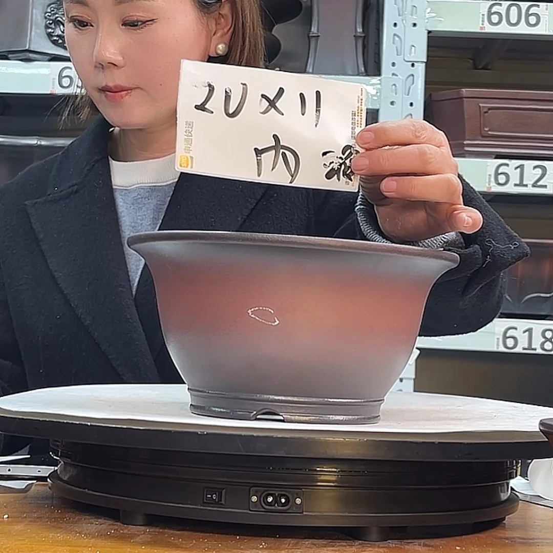 耒***团花盆紫砂宜兴紫砂59