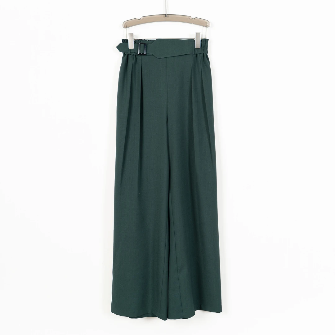 PK250554新款百搭女士大码宽松阔腿裤小众设计百搭休闲