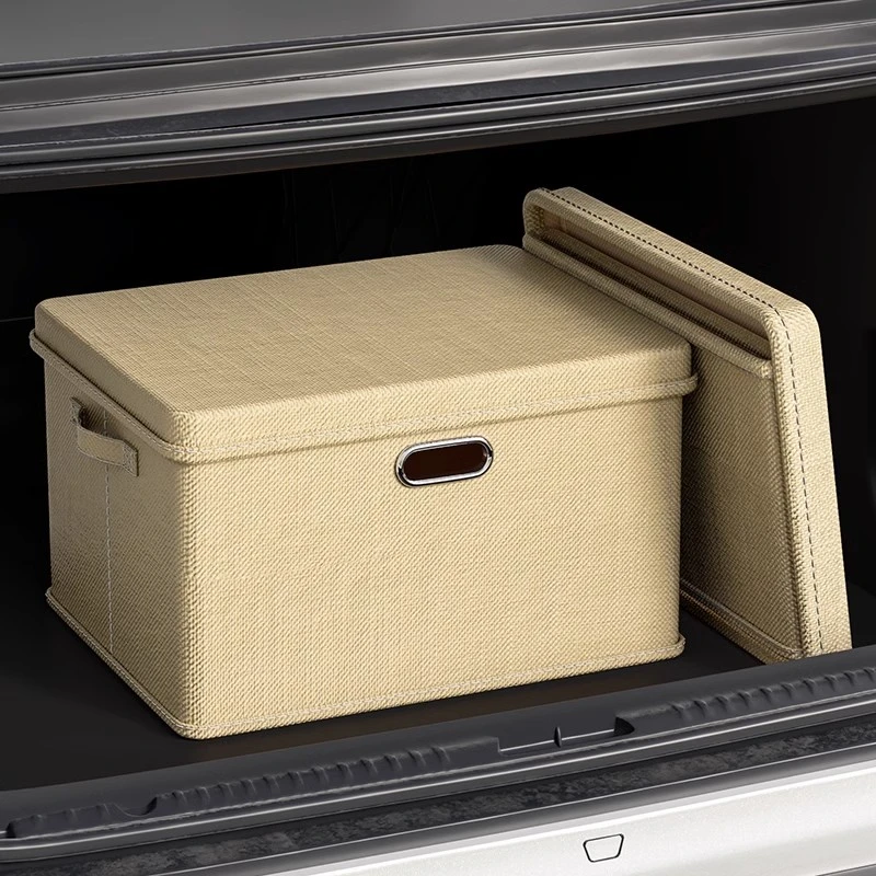汽车后备箱收纳箱车载置物储物整理尾箱车用收纳盒家用衣柜收纳箱