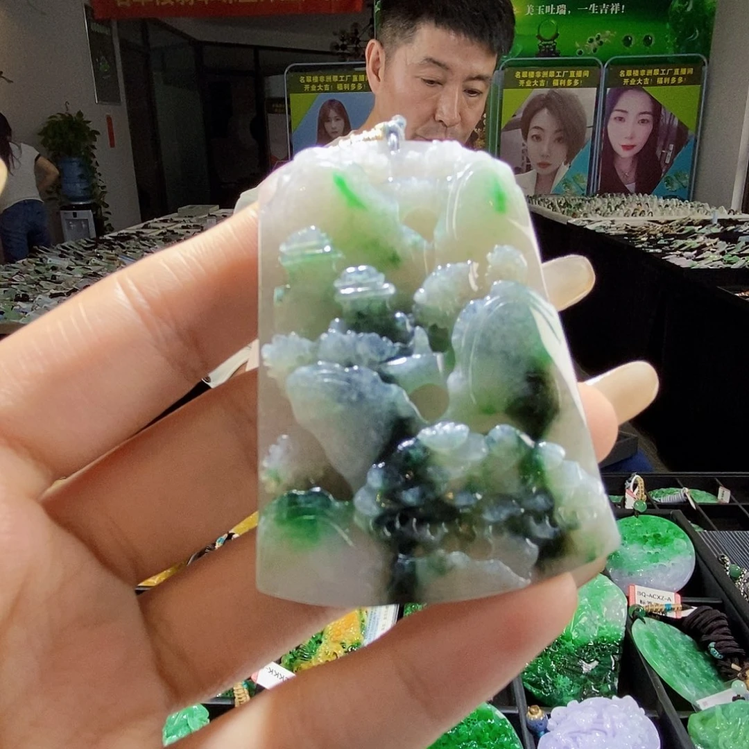 颈饰未镶嵌翡翠翡翠