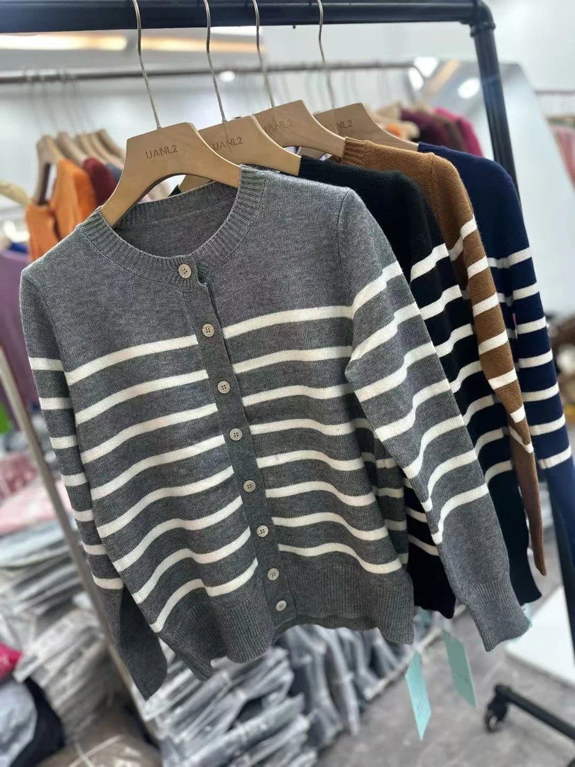 2366#半毛开衫毛衣