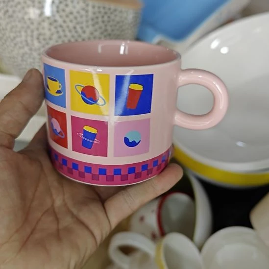 瓷片陶瓷餐具杯碗盘微瑕介意慎拍满15.9元包邮