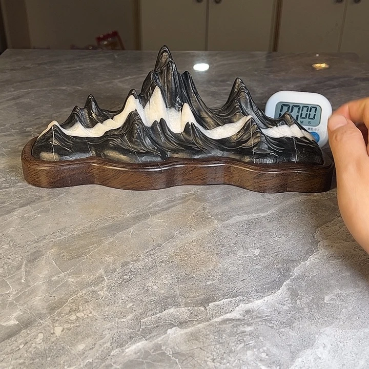 抖***子奇石茶宠鱼缸文房摆件