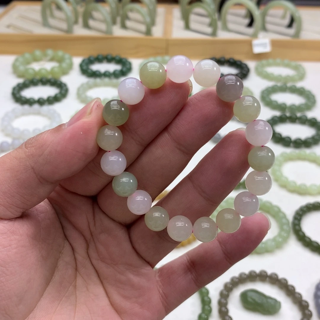 和田玉手串（多宝9.8）未镶嵌