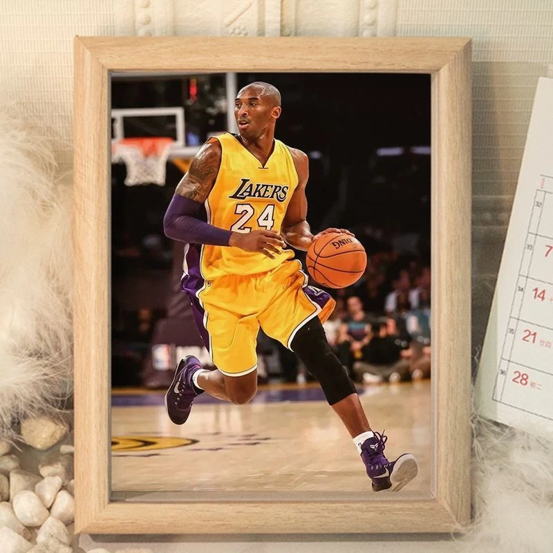 【一人限领一件】科比黑曼巴NBA摆台相框周边摆件饰品篮球明星毕业