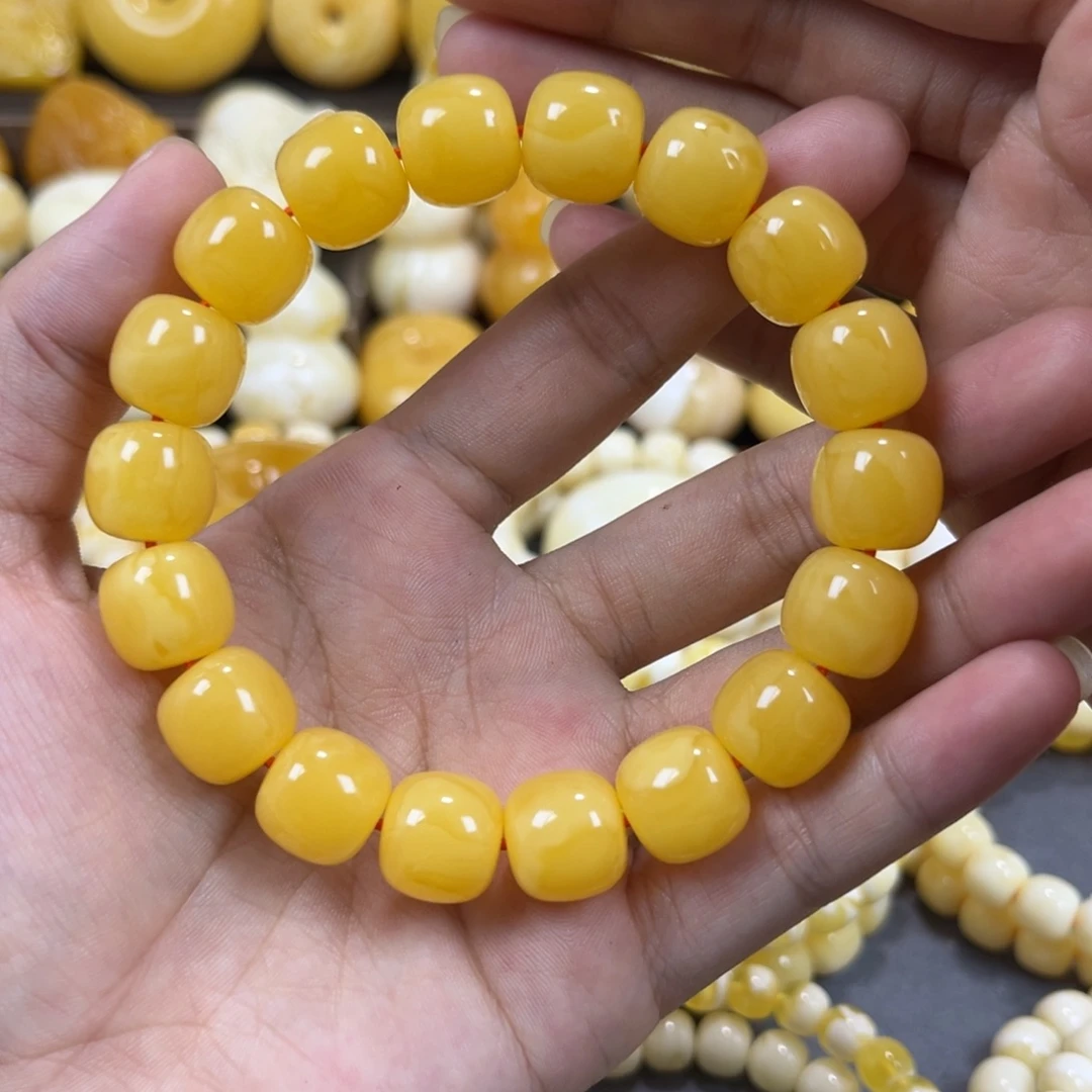 手串琥珀未镶嵌同料13mm