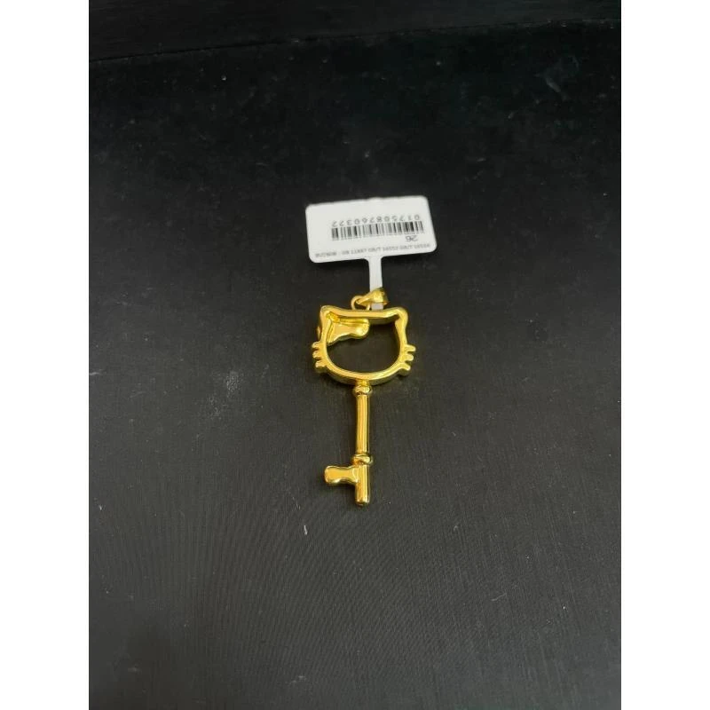 【金展珠宝】足金 KT猫钥匙吊坠 光面款