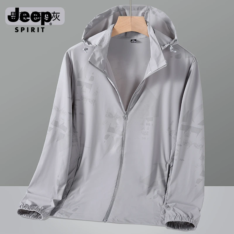 JEEP SPIRIT吉普新款upf50+防晒衣男女运动户外防紫外线薄款透气