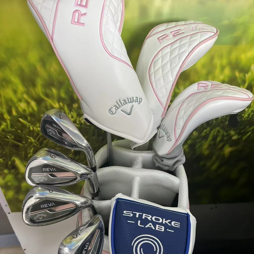 卡拉威 REVA女士套杆 高尔夫球杆 3木5贴1推1包 L硬度 玫瑰金女