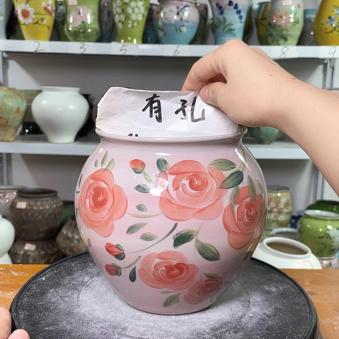 景德镇陶瓷花盆花器暇256