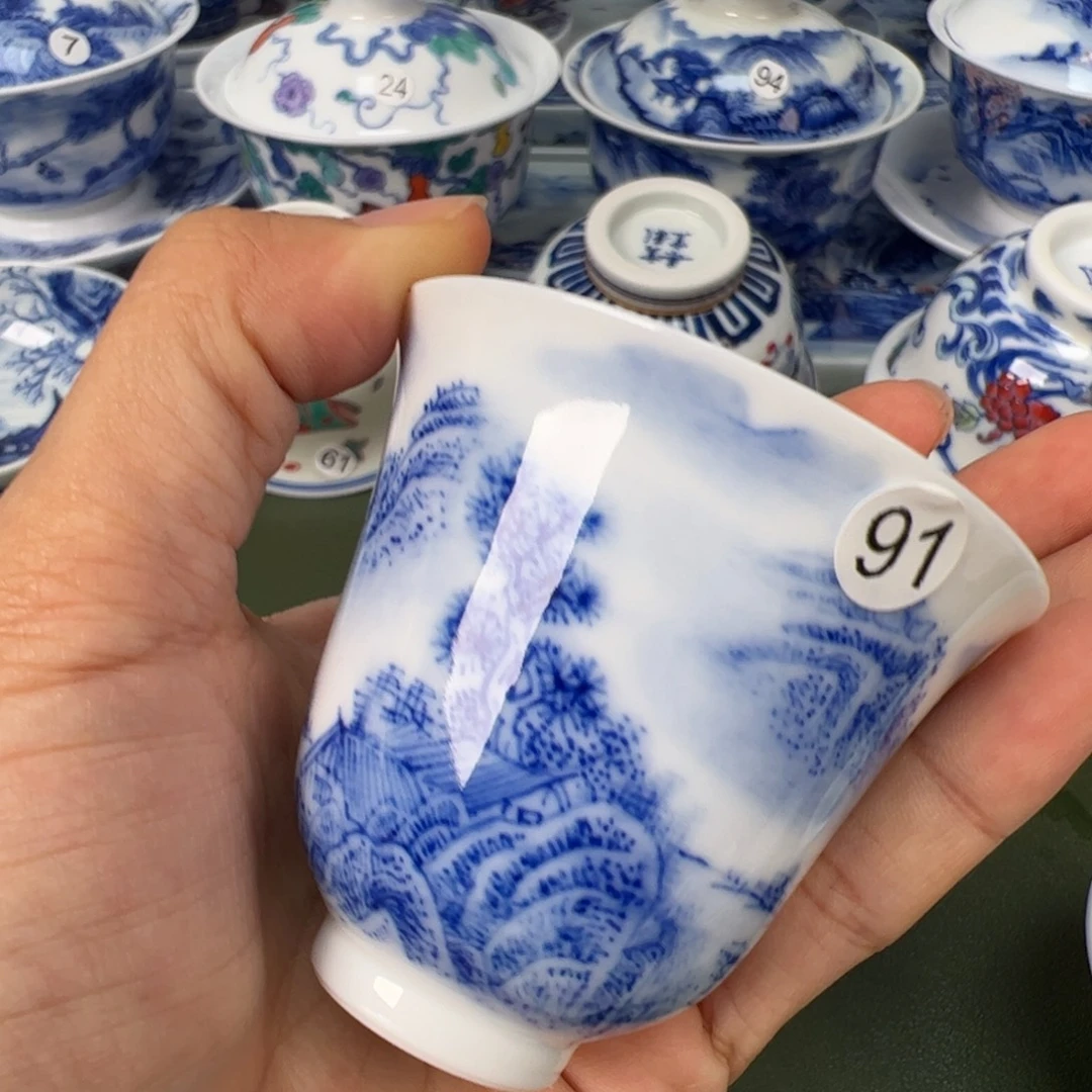 木木景德镇纯手工纯手绘茶具91