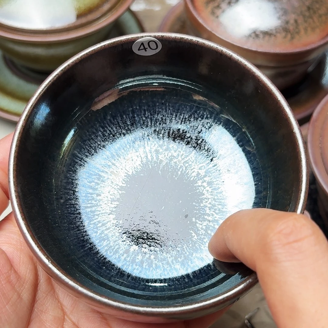 茶盏义兴龙窑建盏40微瑕