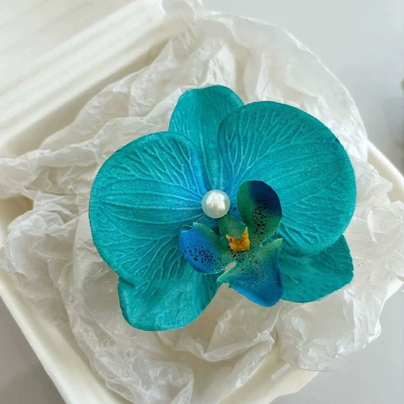 MD·依诺【蓝色格调】花卉系列设计感复古配饰饰品