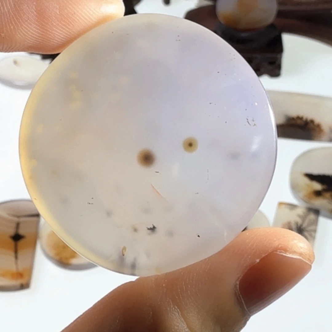 未镶嵌玛瑙/玉髓珠宝半成品