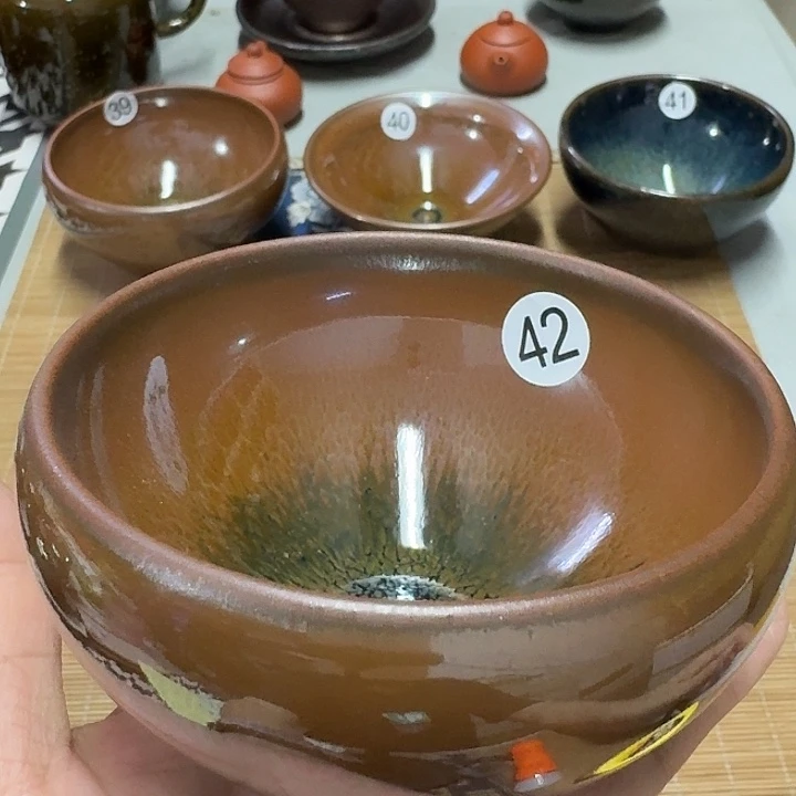 茶盏42 坚记茶盏摆件