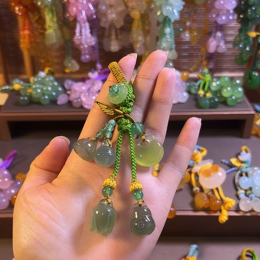 玛瑙/玉髓未镶嵌车挂