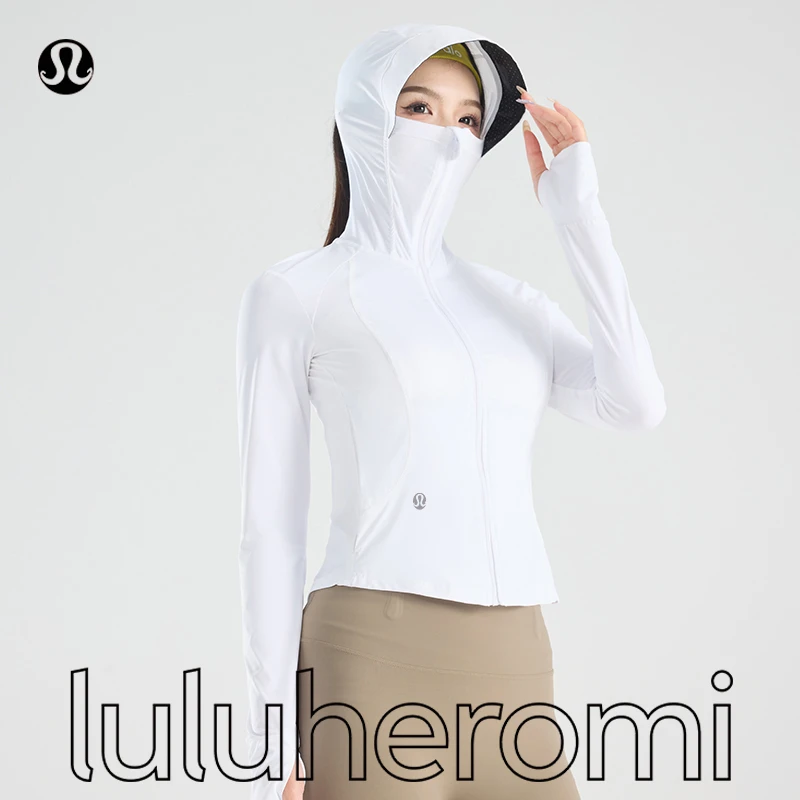 luluheromi夏季女短款显瘦冰丝防晒服吸湿速干凉感防紫外线皮肤衣