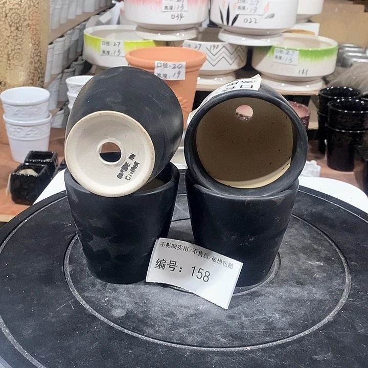 微瑕花盆-158-口9×9-4个