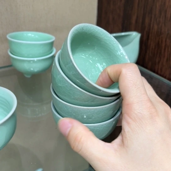 瓷片大宋名窑汝瓷茶具