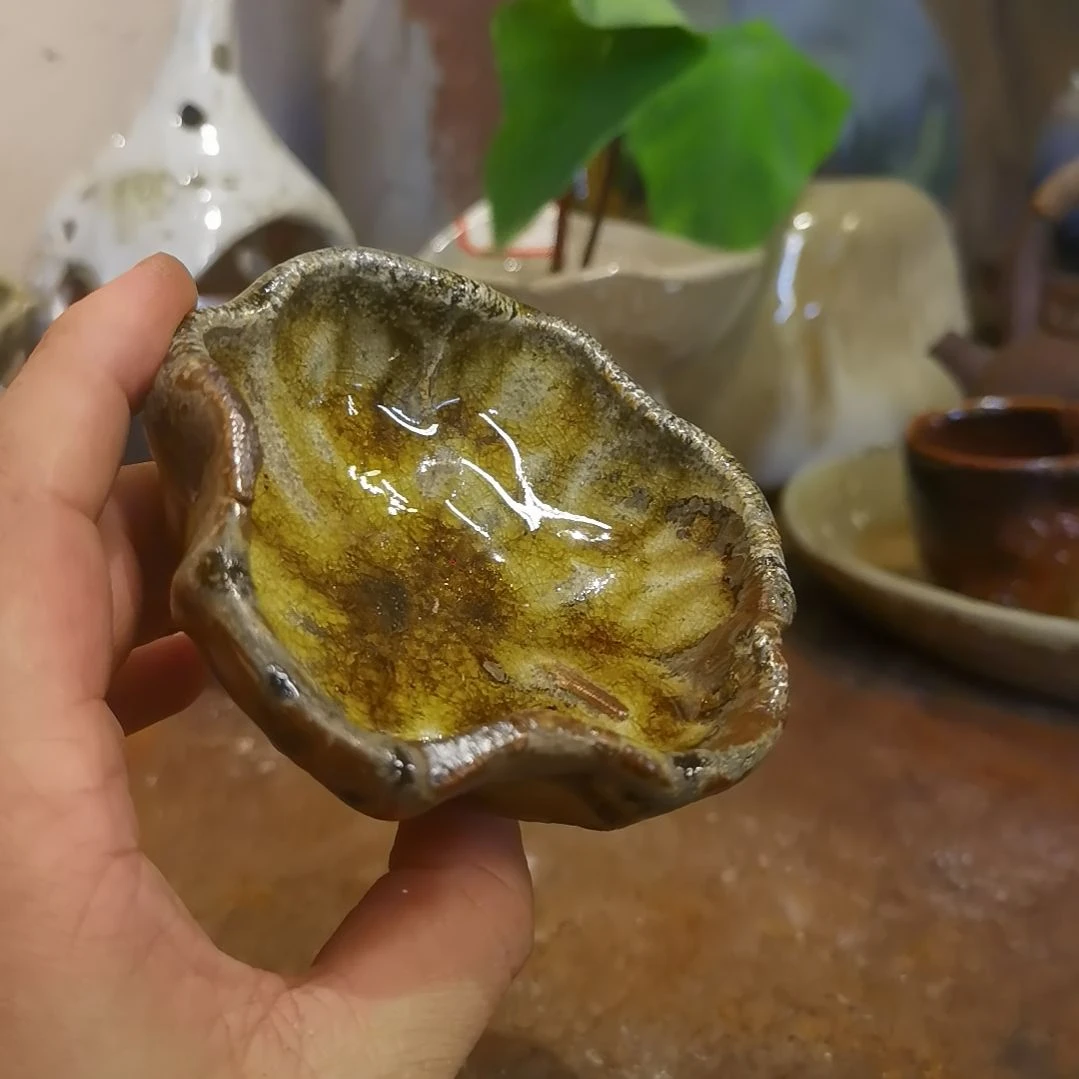 盘手工高温原矿窑变不退不换