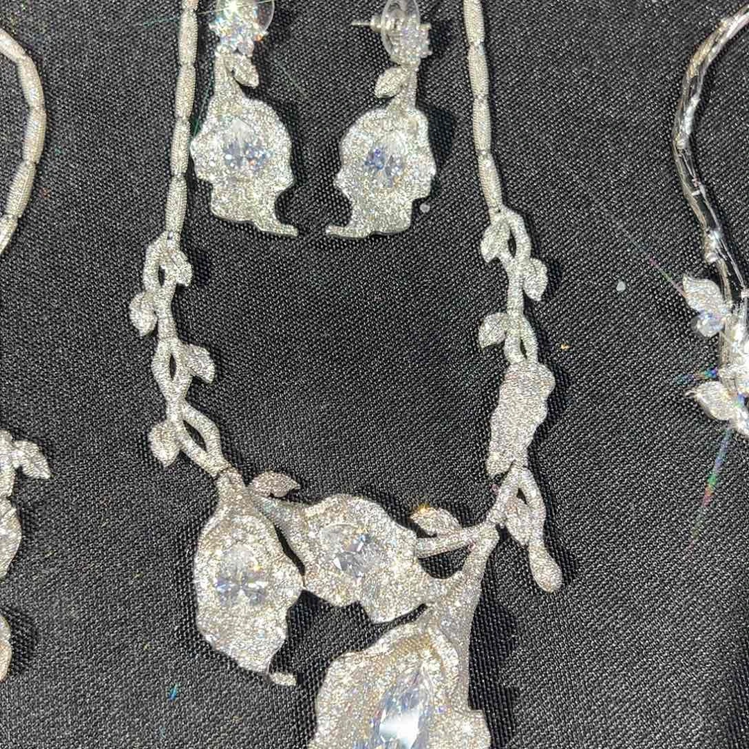 锆石铁合金锆石项链