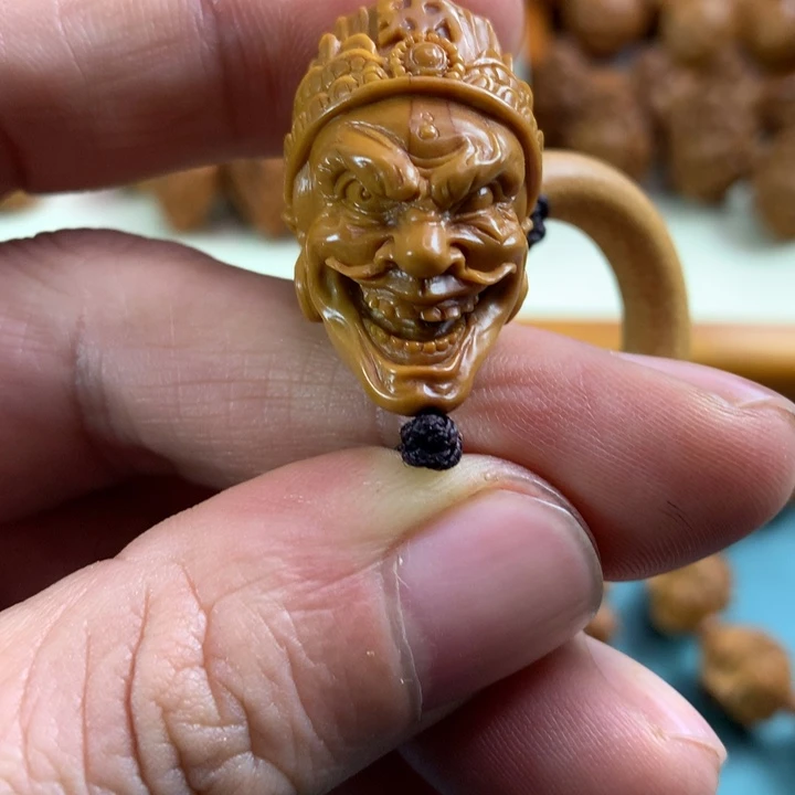 橄榄核手串/手链橄榄核雕，邪财神
