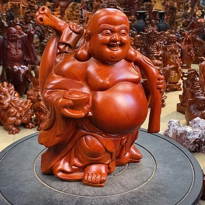 花梨木类小巴花梨木弥勒笑佛