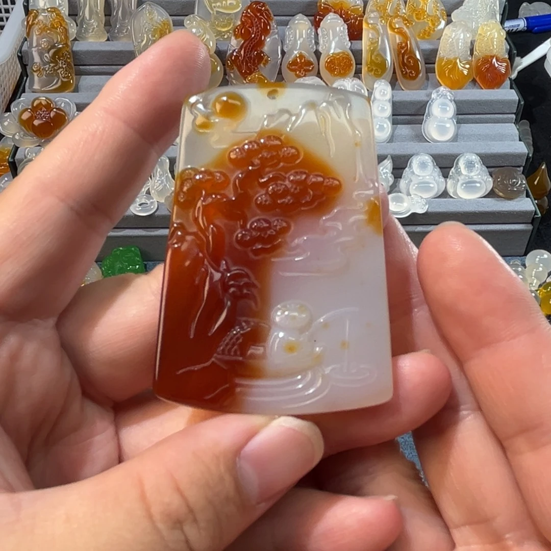 玛瑙/玉髓未镶嵌颈饰