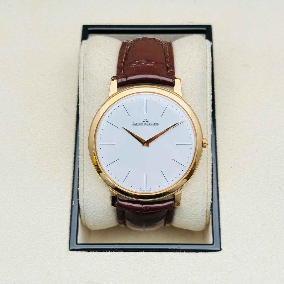 95新 Jaeger-LeCoultre/积家 积家大师手动机械 39mm 18K玫瑰金