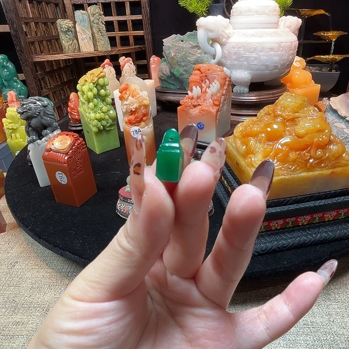 昌化石印石雅安绿