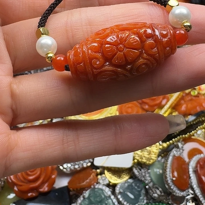 翡翠未镶嵌项链翡翠