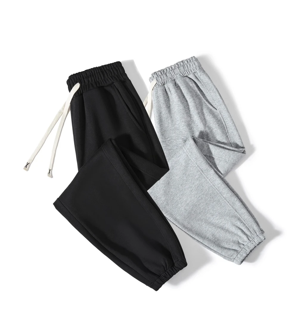 中大童男女同款休闲裤扣号