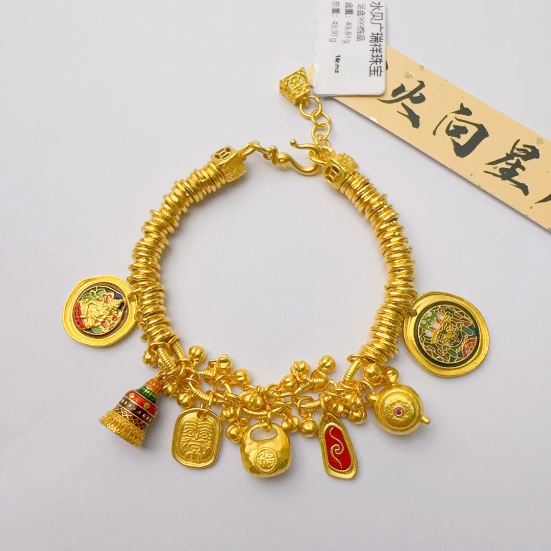足金999 投资金 卡5 49.61 16cm zj