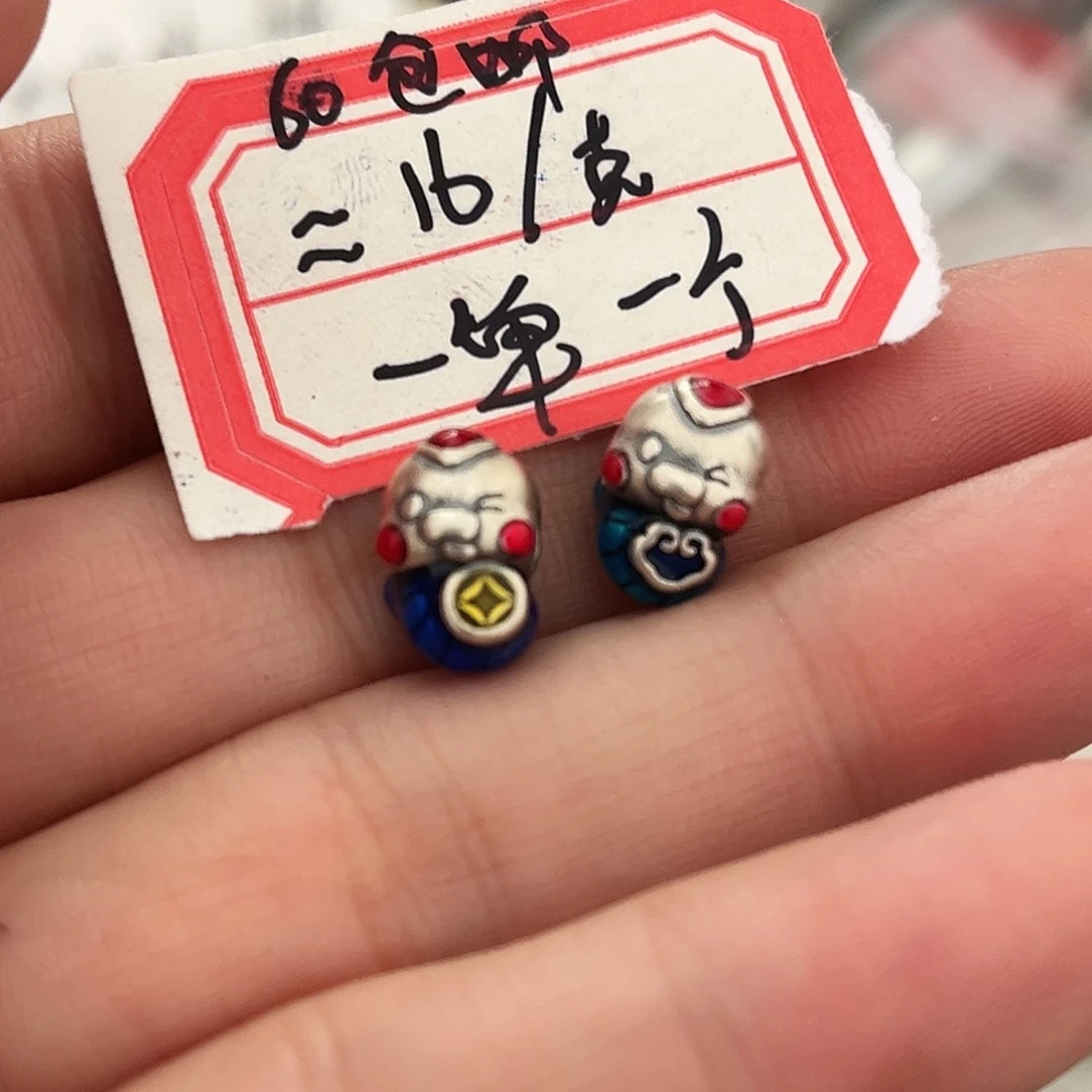 吊坠足银珐琅小蛇