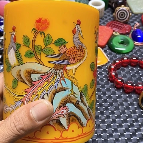 瓷片瓷器紫砂壶摆件