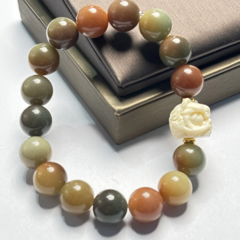 A33 菩提多渐变醒狮手串12mm