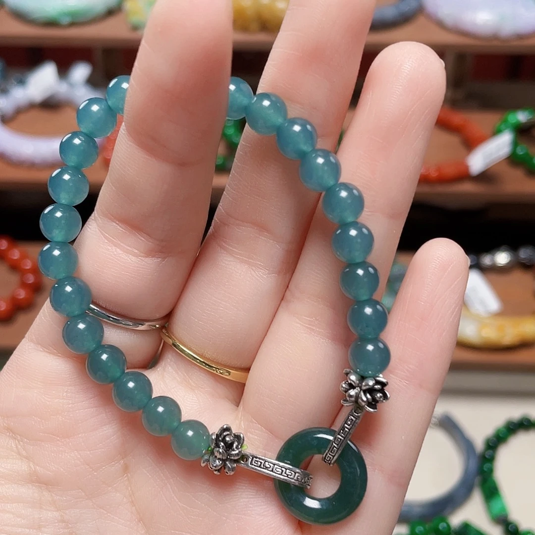 翡翠未镶嵌手链饰品