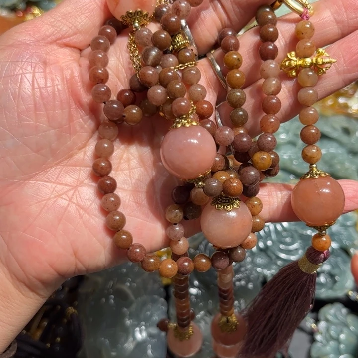 岫玉未镶嵌毛衣链