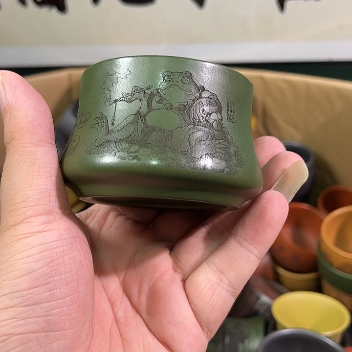 茶杯紫砂全手工紫砂主人杯